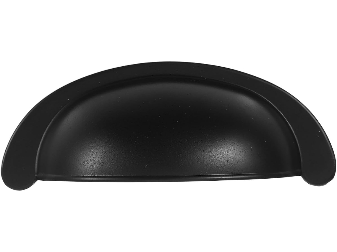 Puxadores Semicirculares Supvox Em Liga De Zinco Preto Para Armários Cozinha, Com Design Ergonômico E Uso Suave