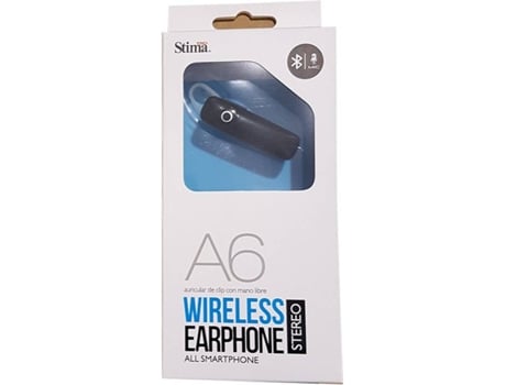 Auriculares Bluetooth WEIMEI A6 SAB7041 (In Ear - Preto)