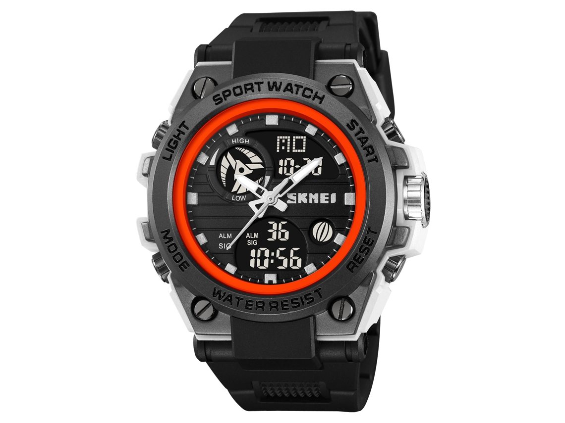 Relógio Masculino Skmei 2031 Multifuncional Dual Display Cronógrafo Resistente À Água 3atm