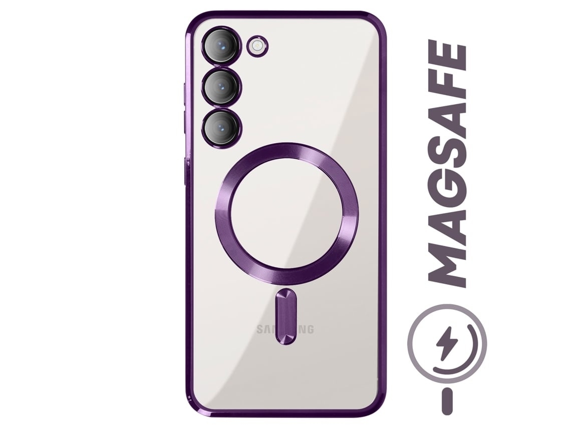 Lurelia Capa De Silicone Para Samsung Galaxy S23 Plus Roxo