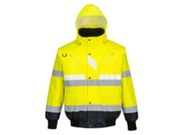Jaqueta De Contraste De Alta Visibilidade 2 Em 1 / Amarelo Marinho / M Portwest