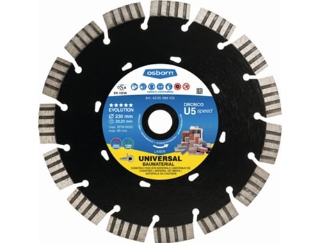 Dronco-U5Speed-300-Evolution Disco Diamantado Universal U5 Speed Ø 300 Mm