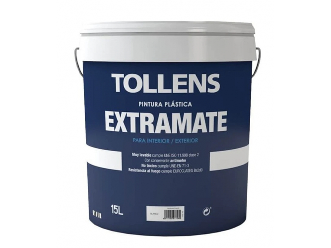 Tinta Plástica Extramate Tollens Branco 15 Lt