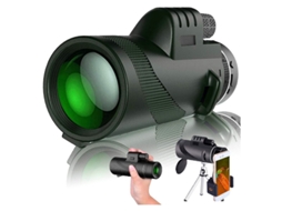 Binóculos Monoculares Compactos 40x60 Hd, Binóculos De Alto Desempenho, Telescópio Com Zoom De 10, 12x, Visão Diurna E Noturna, Prisma De Foco Duplo