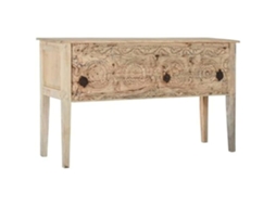 Mesa de console Home Esprit em madeira de manga, 150 cm.