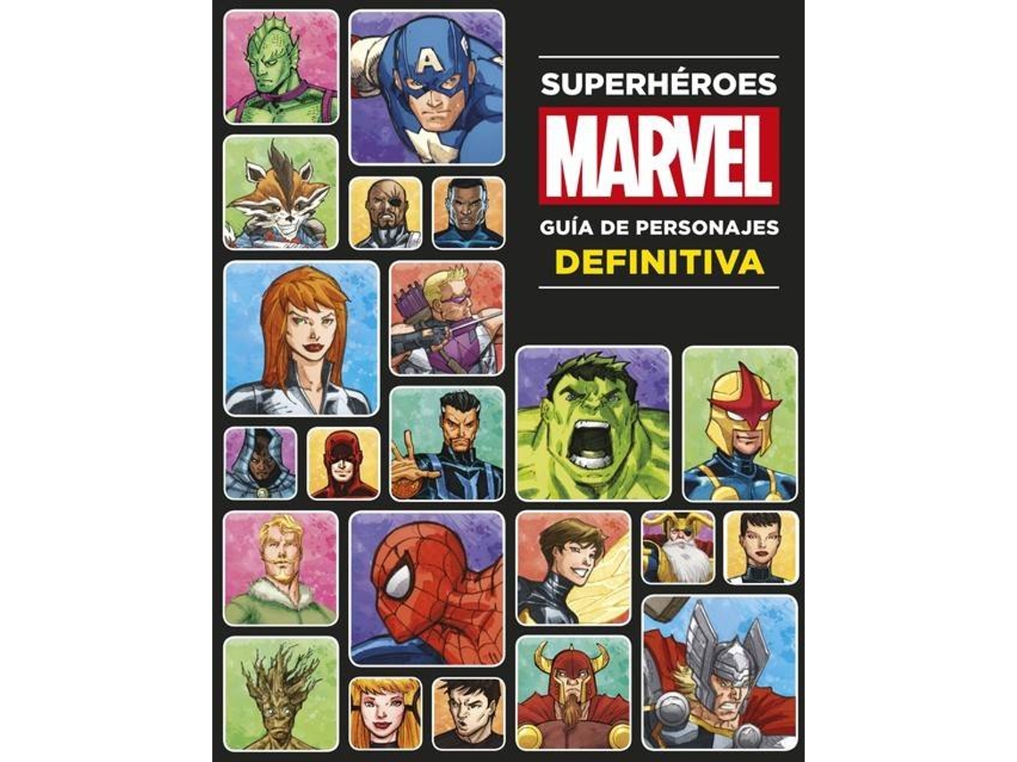 Livro Superhéroes Marvel. Guía De Personajes Definitiva (Espanhol)