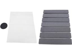 Tapete de Pedra para Secar Louça, para Bancada de Cozinha, em Diatomita, Dobrável, Absorvente, Multiuso, Branco Cinza