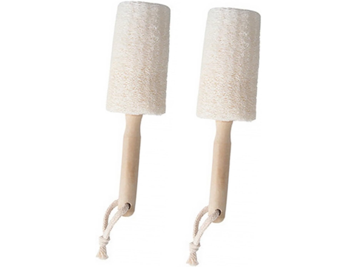 Lurelia Conjunto De 2 Buchas Vegetais De Banho Para Duche, Bucha Natural, Massagem Suave E Limpeza Profunda