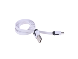 Cabo De Dados Usb Plano Para Carregamento Rápido, Cabo Micro Usb Durável Para Tablets, Smartphones E Reprodutores De Música. Gokoco