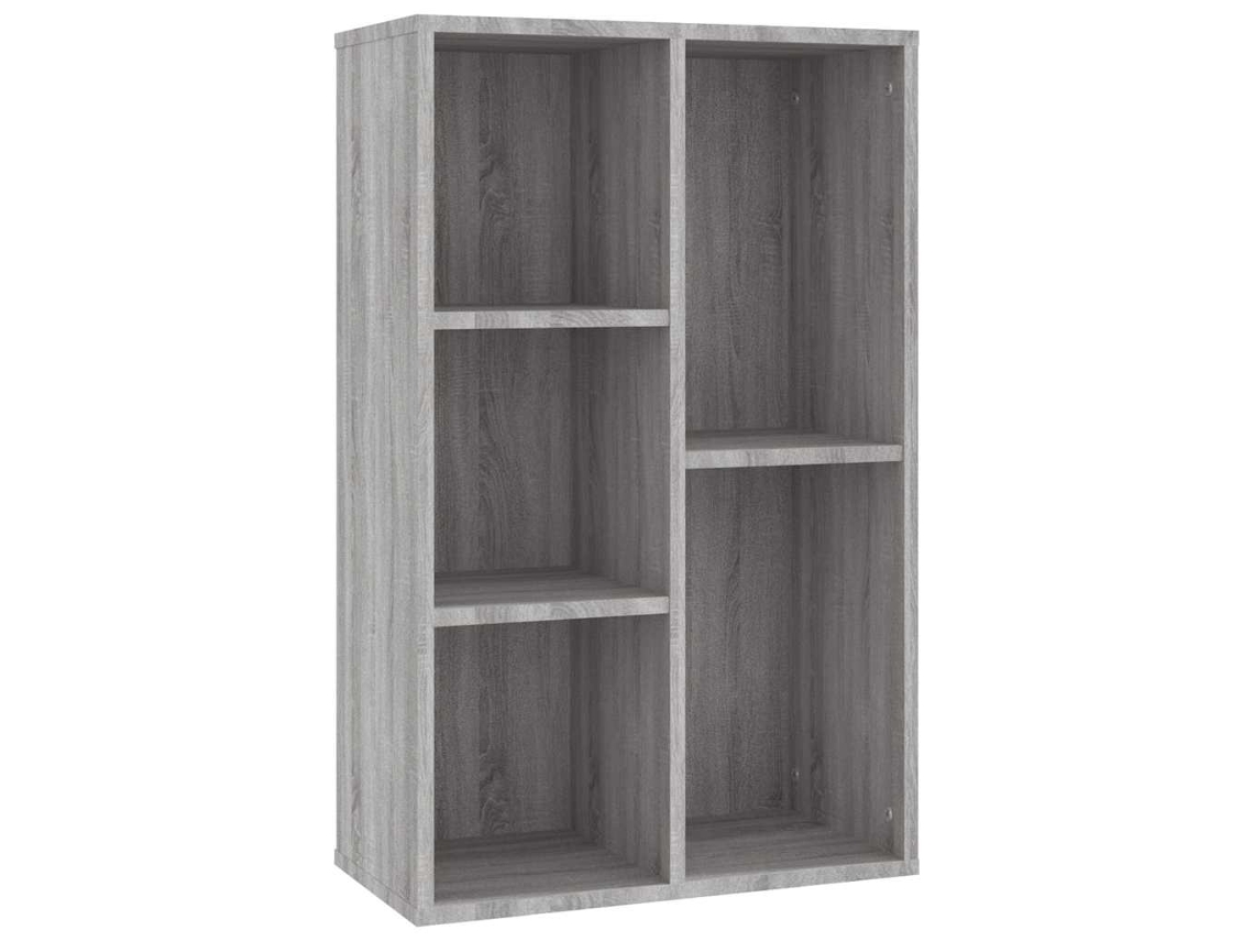 Book Cabinet, Book Cabinets Vidaxl Cinzeto Madeira Processada (n/a)