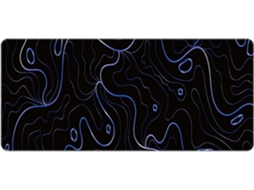 Mousepad Longo Para Computador | Mousepad Para Teclado E Mouse | Mousepad Gamer Preto, Extra Grande Brilvibera (fmy)