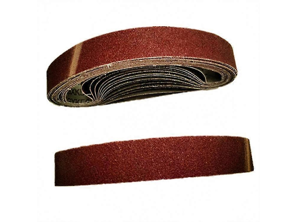 Lixa de Cinta 533* 30 Mm, Lixas de Cinta Mistas para Lixadeira (15 Peças) BRILVIBERA (3 Grãos: 80/120/150/240/400)