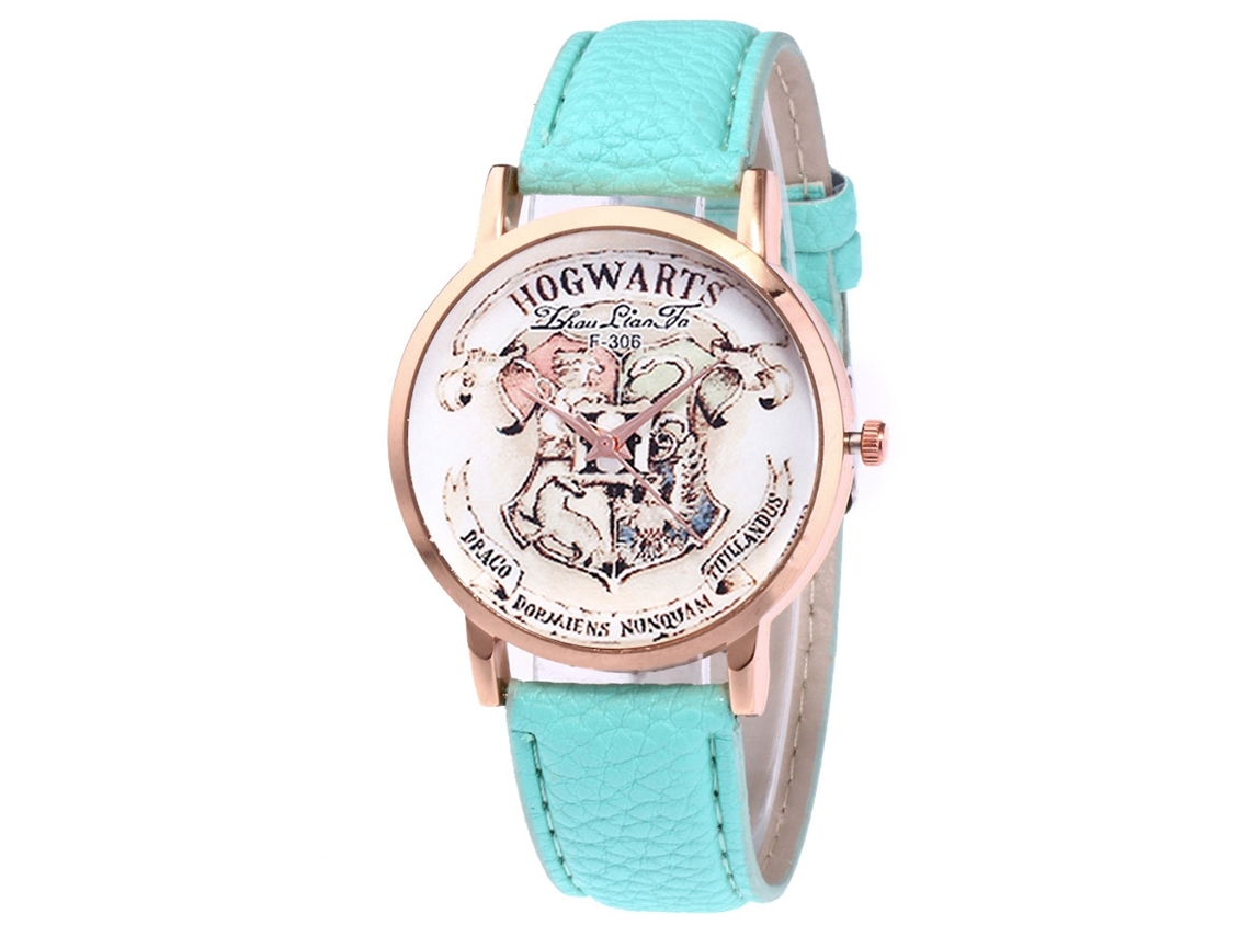 Relógio de Pulso Feminino de Quartzo Analógico com Pulseira de Couro Redondo Moda Presente