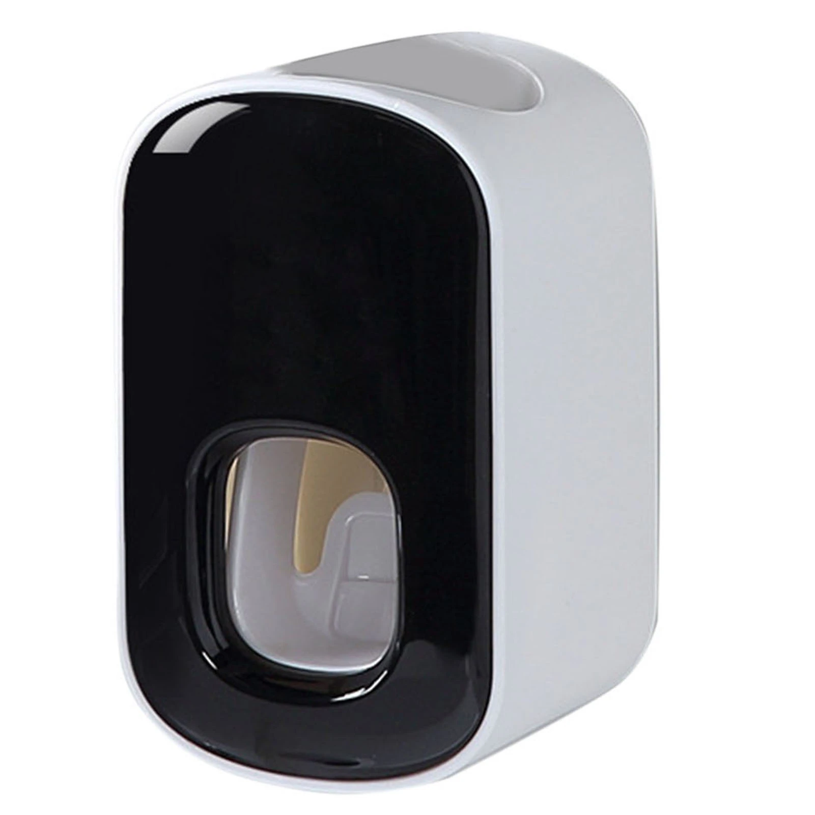 Dispensador Pasta Dentes Parede Autoadesivo Preto AQUAFORGE