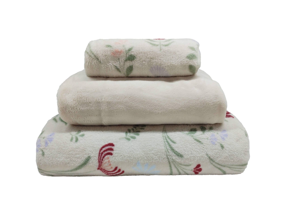 Conjunto Lençóis Coral 230x270cm Flores Plantópia