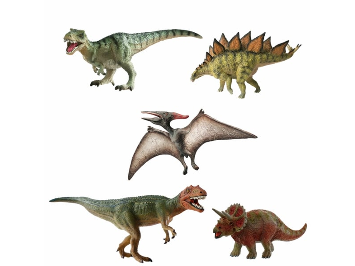 Conjunto De Dinossauros Eduplay 5 Figuras Brinquedos Educativos