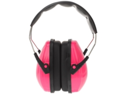 Fones De Ouvido Com Cancelamento De Ruído Rosa Para Meninos E Meninas Com Faixa De Cabeça Ajustável Em Abs.