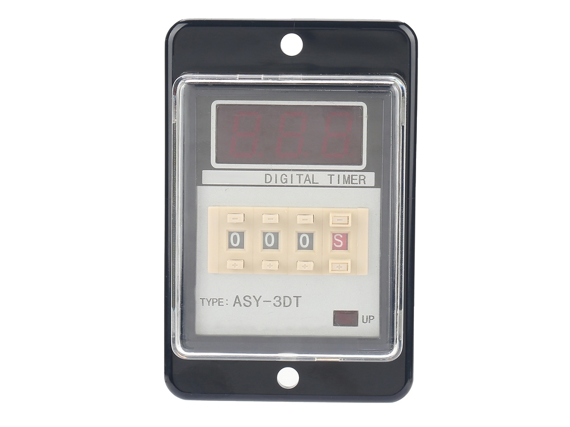 Relé de Temporización Digital Led Multifuncional 24v Dc 110v Ac 0.01 999s 5a