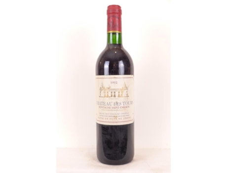 Vinho Tinto CHÂTEAU DES TOURS 1992 (75 cl - 1 unidade)