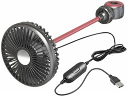 Ventilador Portátil De Carro Com Duas Cabeças, Ventilador De Carro Usb Com Duas Cabeças, Mangueira De Ar Resfriamento