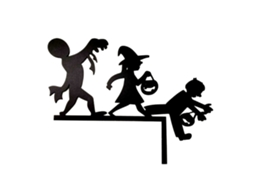 Sinal de Halloween Castelo Assombrado para Porta LAXISCREED