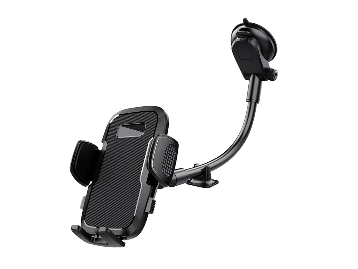 Suporte Giratório para Celular no Carro Led Usb, Base na Saída de Ar, Resistente, Casa, Escritório, Viagem S/MARCA