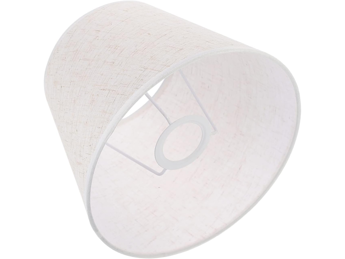 Capa De Tecido Branco Para Luminárias De Chão Ou Arandelas, Protege A Lâmpada E O Abajur.
