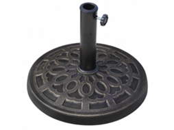 Base Redonda De Resina Para Guarda-sol De Jardim, Ø44 × 33 Cm