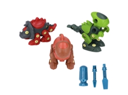 Ats set de Brinquedo de Dinossauro para Montagem Diy com Parafusos e Porcas Modelo de Dinossauro para Crianças