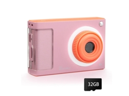 Câmera Digital Câmera Infantil Fhd 1080p Com Cartão De 32 Gb Zoom 8x De 48 Mp Para Adolescentes E Crianças Rosa Yizhood