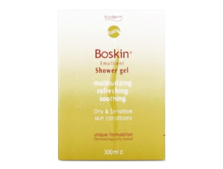 aterrou Doseador Boskin dry, pele sensível com atópico 300ml Gel de banho