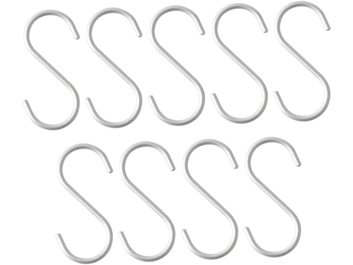 9 Ganchos Ganchos De Parede Em Material Resistente, Para Susp Duráveis
