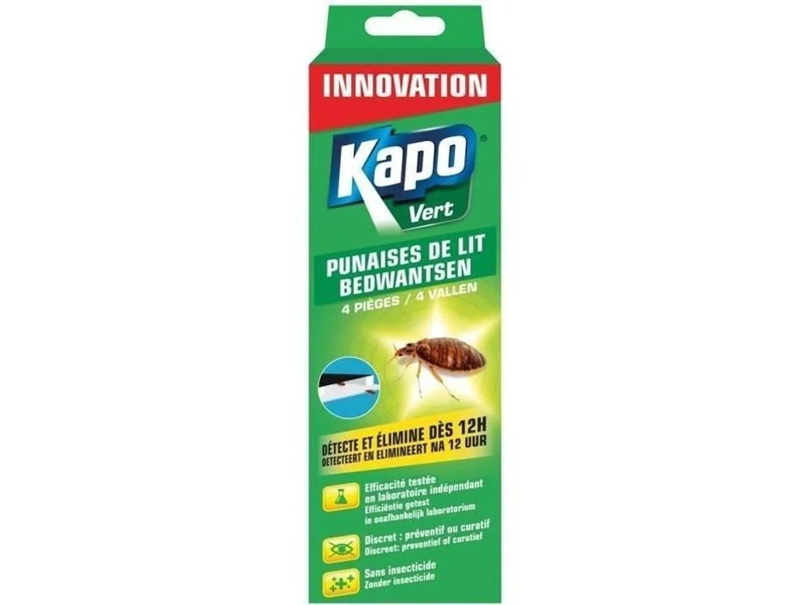 Armadilhas Para Percevejos Kapo Caixa Com 4