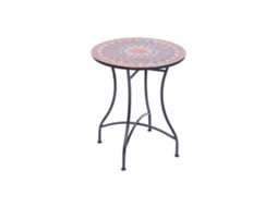 Mesa de Metal com Mosaico Cerâmico ALEXANDRA HOUSE LIVING (60x60x72cm)