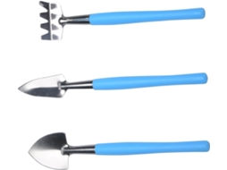 Mini Ferramenta De Ferro Para Jardim, Conjunto De 3 Peças, Azul, Para Vasos De Flores |