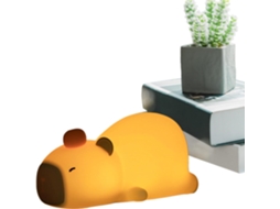 Abajur infantil de mesa com design Capivara