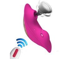 Vibrador De Suco Vestvel 9 Modos Controle Remoto Sugador Vibrador Estimulador De Clitris E Vagina (vermelho) Yizhood