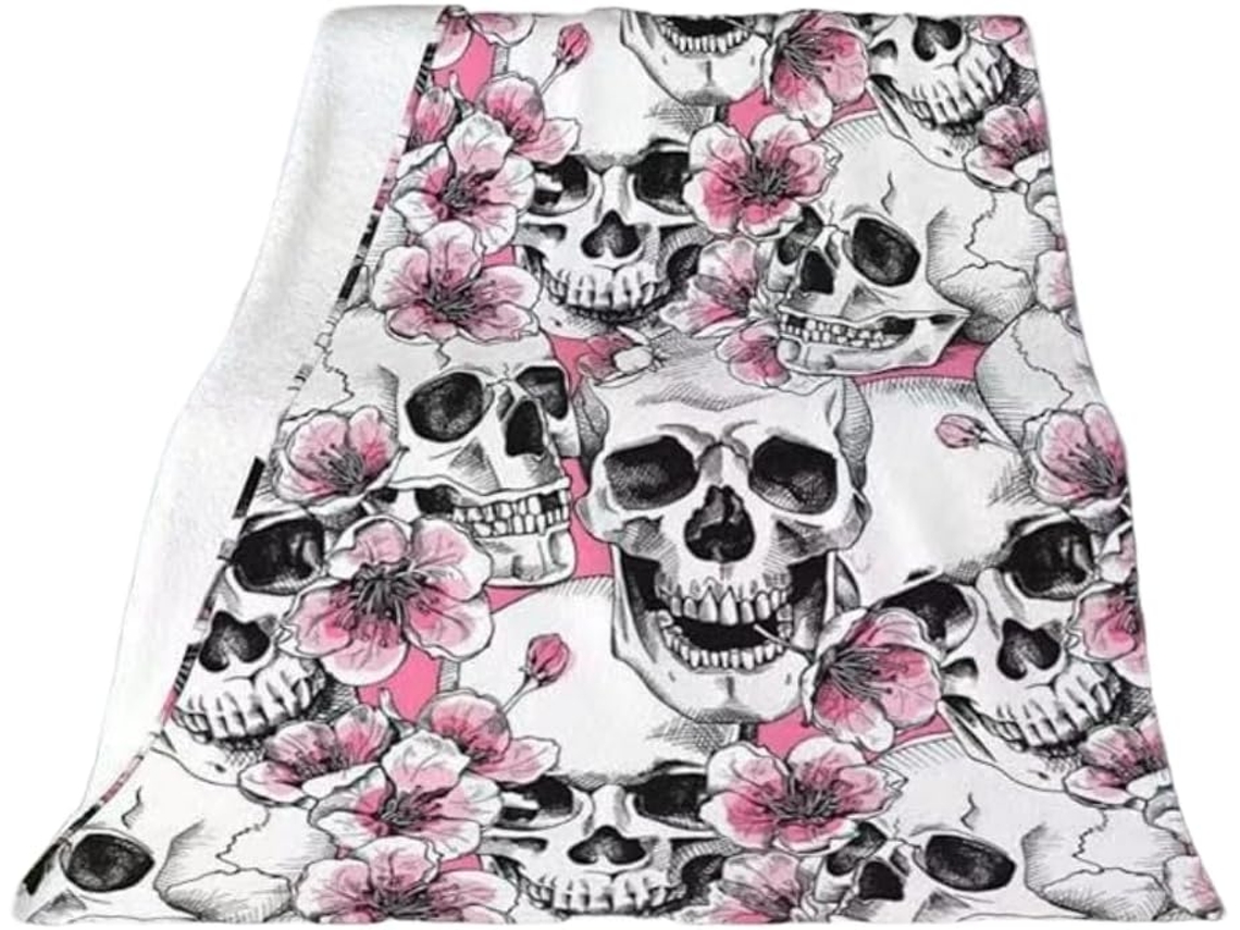 Manta Pequena Syjym Halloween em Flanela com Estampa Digital Confortável Macia e Quente de Dupla Face Ideal Pa