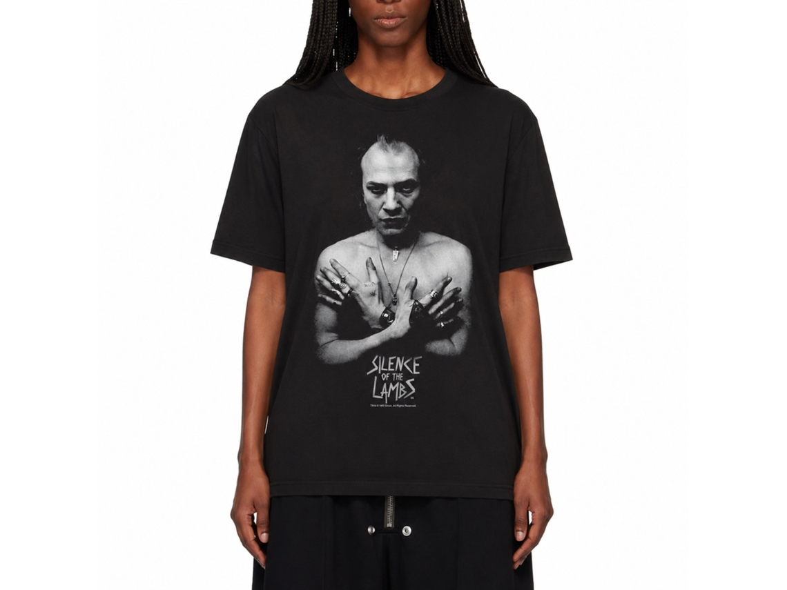 Rockinstone Silence Of The Lambs Movie Glam Shot Black Adult T-shirt Size:xxxl