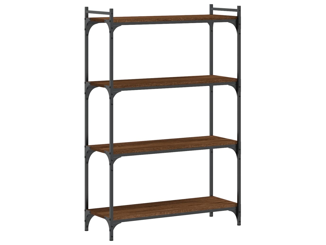 Bookcase, Bookcases Vidaxl Marrom Madeira Processada (n/a)