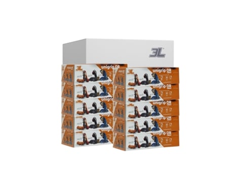 Pacote 10 Pacotes De Luvas Nitrílicas Sem Fixação Ou Texturadas 50 Unid. 3l Internacional (talla S)