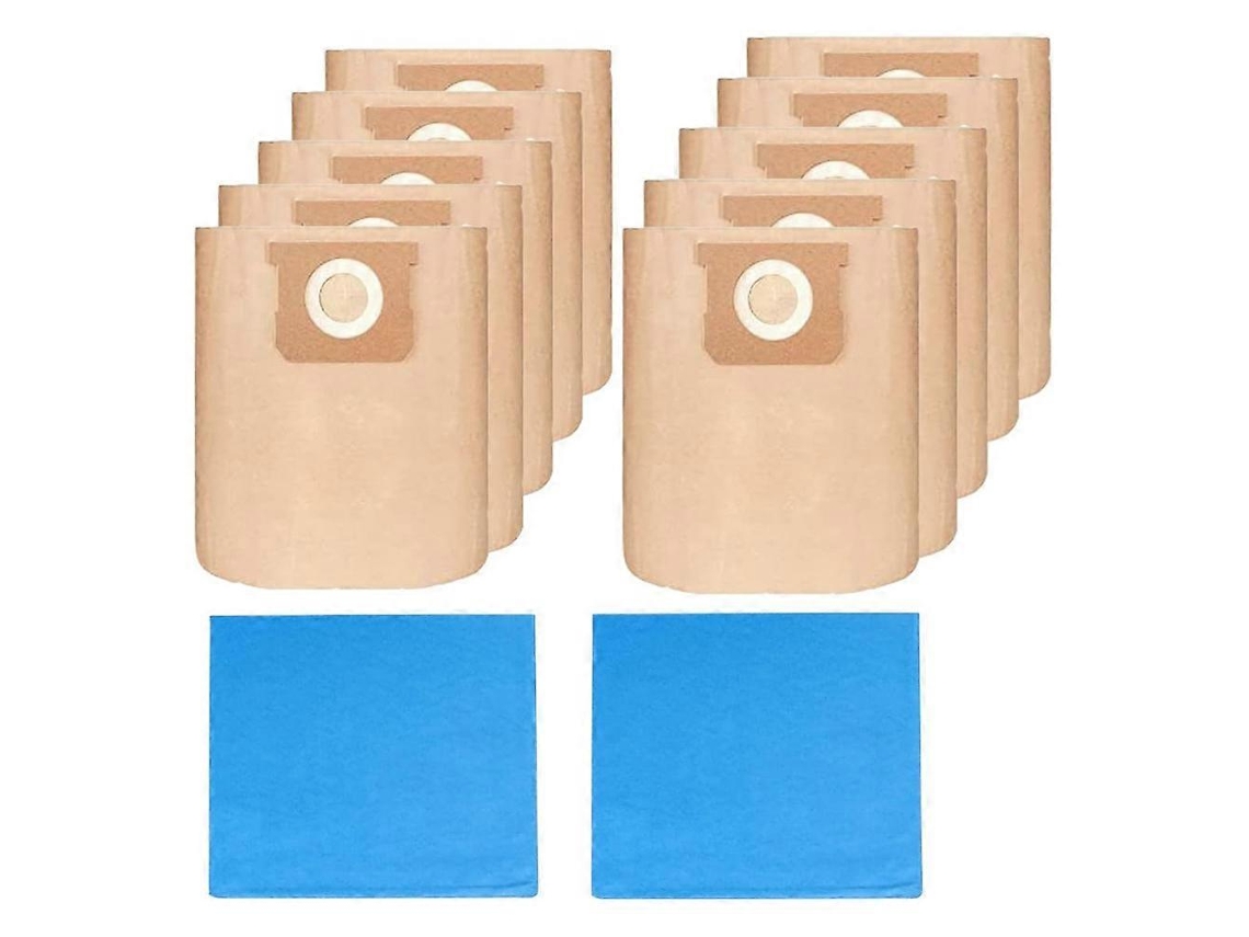 Sacos Para Aspirador De Pó Stanley Shop Vac De 5 A 6 Galões (19-3100) - Sacos Descartáveis Para Pó E Líquidos - Filtro Reutilizável (19-1500)