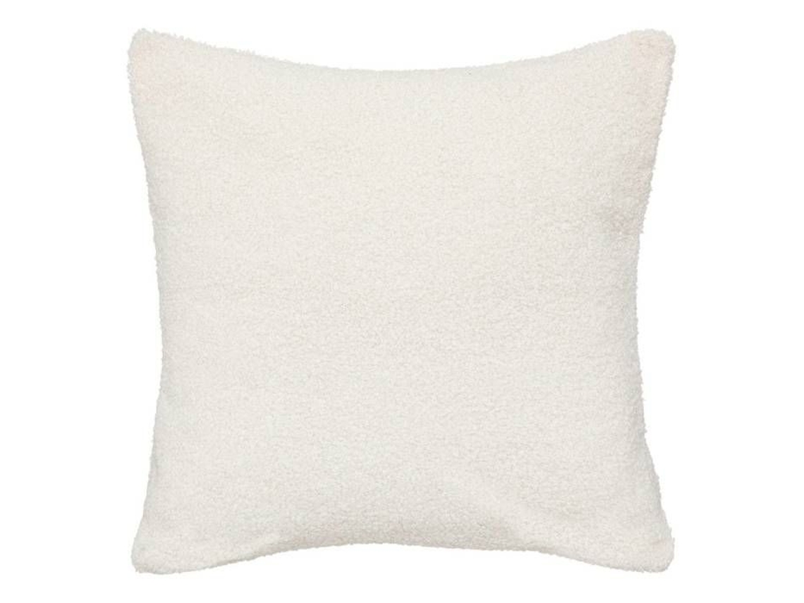 Coussin Jaiko Em Pelúcia Sintética 40x40cm Marfim - ATMOSPHERA Criador De Interiores - Marfim