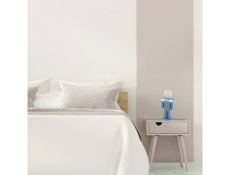 Candeeiro  HIO8681847183556 (Azul e Branco - Madeira)