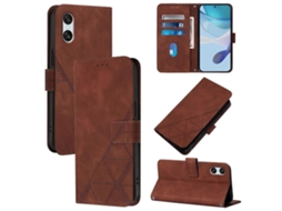 Capa De Celular De Couro Com Estampa 3d E Flip Crossbody