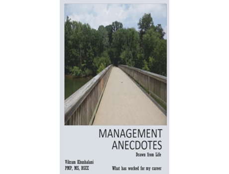 Livro Management Anecdotes de Vikram Khushalani (Inglês)