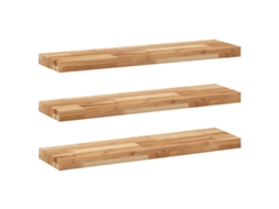 Floating Shelf, Floating Shelves Vidaxl Marrom Madeira De Acácia (80 X 20 X 4 Cm)