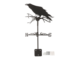 Vane De Metal Pássaro Decoração Exterior Jardim Resistente Ao Ar Livre