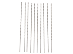 10pcs Brocas Hss Extra Longa Perfuração Rápida Alta Precisão Haste Reta Durável