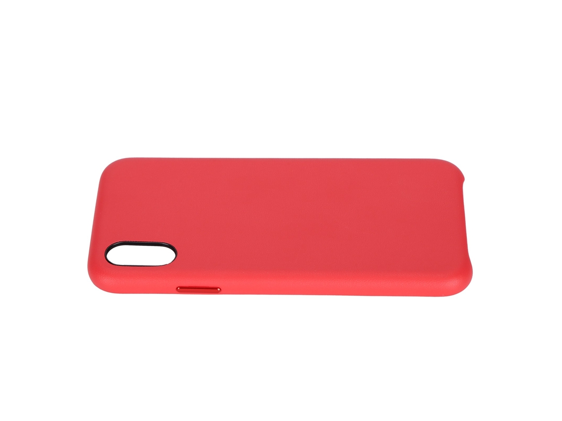Capas para Iphone X LAXISCREED Textura de Couro Pu Material Pc Fosco